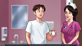 dabby and anon make hot seen in summertime saga