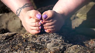 Feet at the Beach