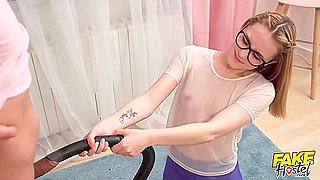 His Big Dick Stuck In A Vacuum Cleaner!