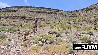 Stepping outside for some invigorating air with my stunningly attractive stepmother, Sofie Marie.