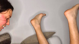 Prostate Massage Fucking His Ass Pouring Milk Into His Ass