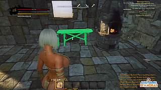 EP8: Armor Bench and Firepit Cauldron - Wicked Island Stone House Upgrades