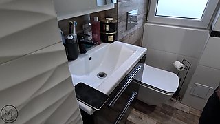 Polish Neighbor's Blonde Milf Passion with a Plumber