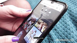 Brilliant angel at hot milf video