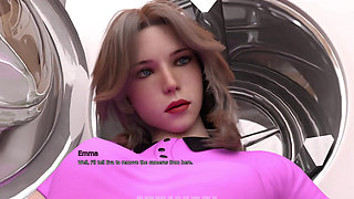 My Dorm 258 - Mark Fulfilling Stepsister Emma Fantasy Washing Machine Doggy