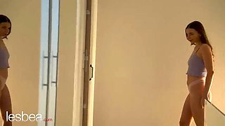 Lesbian Virgin First Time - Latina Roommate Makes Emily Pink Cum Hard