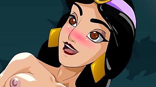 Aladdin - Hot Jasmine Princess Disney Cartoon Sex POV Hentai P68