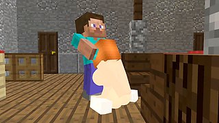 Fabulous manga porn animation featuring Minecraft Jenny and Xhatihentai