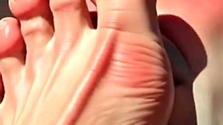 Submissive Foot Slave Licking Big Feet