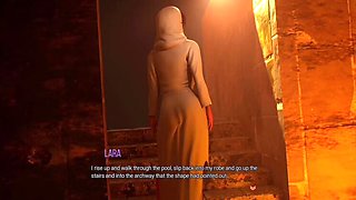 Monster Cock Threesome with Serin - Big Dick Anal Fuck in Bathroom