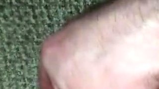 Close up solo beauty toying ass