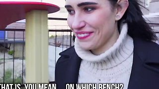 Russian Student Fucks in Ass near University before Lessons