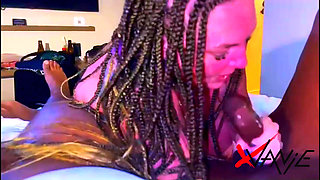 Horny Cougar From Canada Get Passed Around by Two Studs in Jamaica