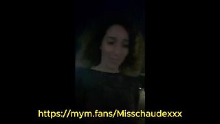 Brunette amateur with big natural tits gives deep blowjob and takes creampie in doggy style - Misschaudexxx