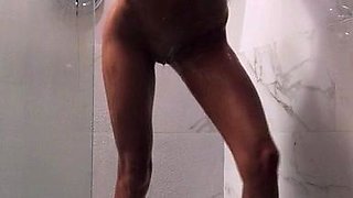 Amateur young teen solo masturbation on her livingroom