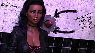 Where It All Began 31 - Leia Glory Hole Handjob in Front of William & Taylor