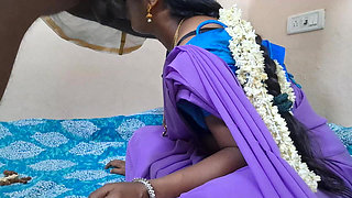 Desi Tamil Indian Aunty Fucks a Boy Through Chess Game