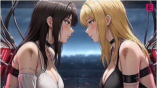 Cyberpunk Lesbian Dreams - Hentai Ai Music Video With Hentai Anime And Car Toon