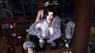 3D Hot Asian Cosplay Model Have Hardcore Gangbang Anal Sex