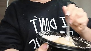 Cooking for you, but we end up having sex in the kitchen by OliviaClarck: Porn