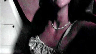 MILF Brunette Spontaneously Fucked in the Car