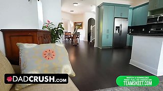 Step daughter Khloe Kapri gets her moist teen pussy creampied by her wild step grandpa - dadcrush