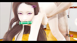 Demon Slayer Hentai - Nezuko Fucked by Big Men - Asian Japanese Anime Manga Porn