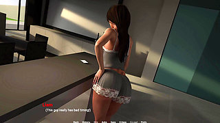 Away From Home 34 - Liam Eats Eva's Pussy in the Kitchen During Breakfast Call
