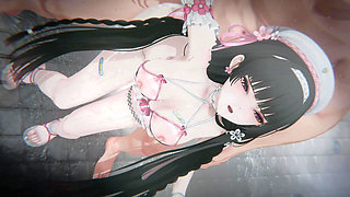 [wuthering Waves] - Chisa Swimsuit Havoc Threads Severed (bound Swimsuit Resonator & POV Sandwich DP) (2k/60fps)