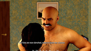 Busty Chick Rough Fucked by a Fat Old Landlord