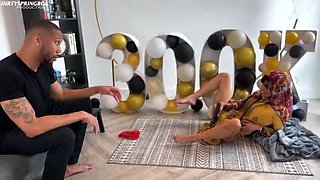 Desi Bhabi Aaliyah Yasin Gets BBC Celebration from John Legendary - Wet Blowjob & Pussy Fucking