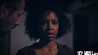 Ebony mature model squirts on wife knob