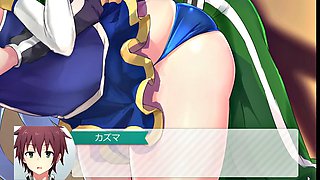 Konosuba Parody: Sluts Seduction Resists His Will