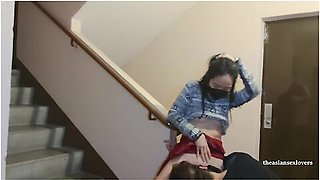 The Stairwell Of A Friends Building