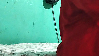 Hot mom sucking cock in lingerie