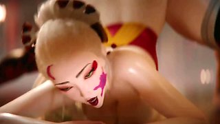 Stacked hentai girl smashes huge cock in exciting 3D-animated anal scenes