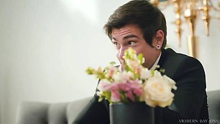 Slutty busty bride Gizelle Blanco is enjoying dick-riding so much