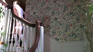 Tight ass brunette amateur Angel Hott