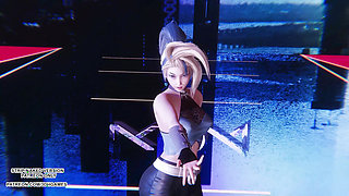 MMD MAVE - PANDORA Sexy Kpop Dance KDA Ahri Akali Kaisa Seraphine Evelynn League Of Legends 4K