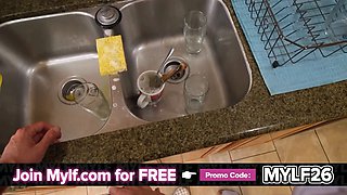 Motivation to tidy - a blowjob from my kinky step-grandma