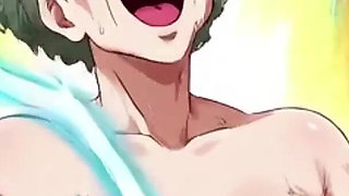 Ai Made Anime Scenes with Topless Women