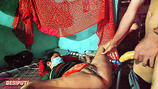 The real wife and husband desi sex video , doggy style sex indian women in home