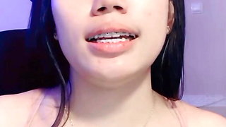 Massive squirt orgasm from cute petite asian girl