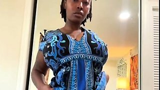 Hot Black Maid Does Some Webcam Black and Ebony