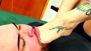 Mean Girls Foot Domination - A Tongue Bath For My Delicate