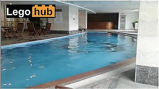 I Pick Up A Hot Cosplay Girl At The Swimming Pool With Harley Quinn