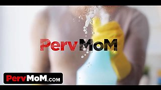 Step-mother fucks sonny to make him keep her sloppy secrets