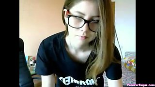 Perky Teenager Girl Strips And Dances On Her Webcam