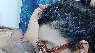 Sexy Wife Fucks Her Husband's Anus Pegging with Anal Treats