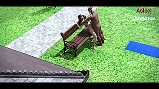 Garderner Fucked Young Girl in Park